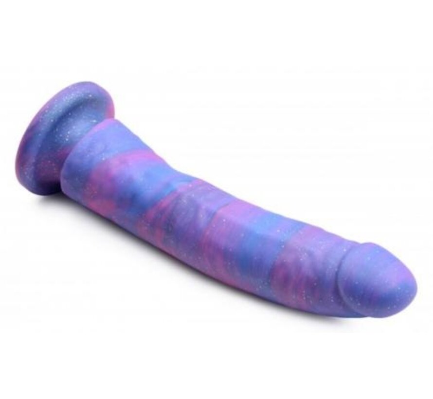 Magic Stick Siliconen Dildo Met Glitters - 24 cm