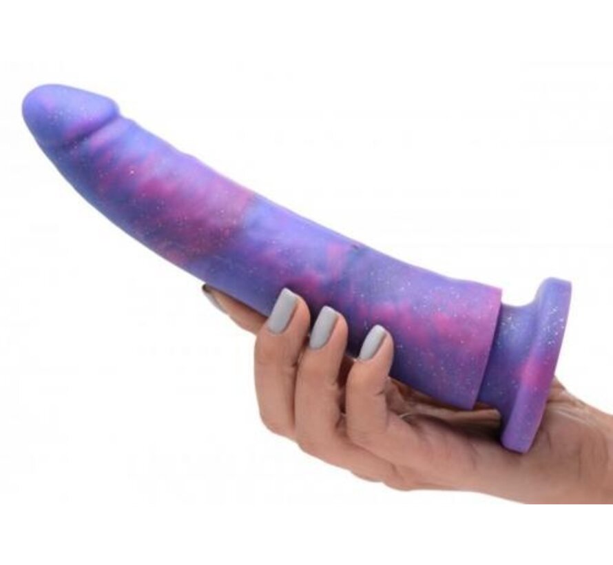 Magic Stick Siliconen Dildo Met Glitters - 20 cm