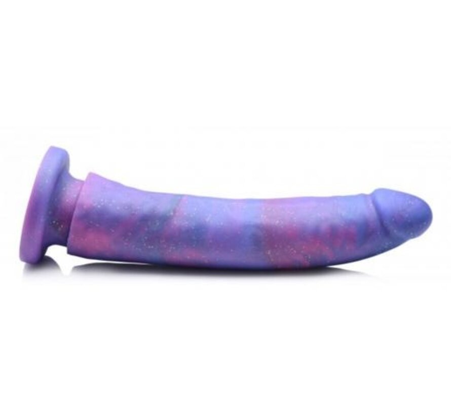 Magic Stick Siliconen Dildo Met Glitters - 20 cm