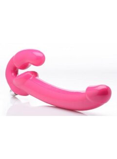 Strap U Revolver Vibrerende Strapless Strap-On XXL - Roze