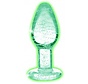 Glow-in-the-Dark Anaalplug Van Glas - Large