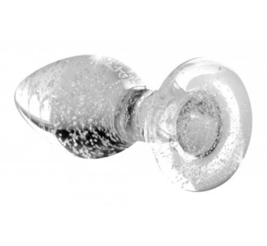 Glow-in-the-Dark Anaalplug Van Glas - Large