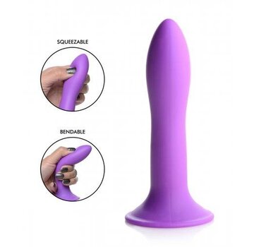 Squeeze-It Squeeze-It Siliconen Dildo - Paars