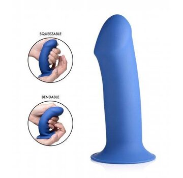 Squeeze-It Squeeze-It Dikke Dildo - Blauw