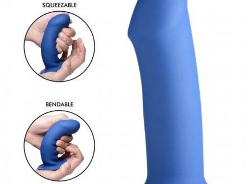 Squeeze-It Squeeze-It Dikke Dildo - Blauw