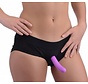 Envy Kanten Strap-On Harnas Met Dildo - Zwart