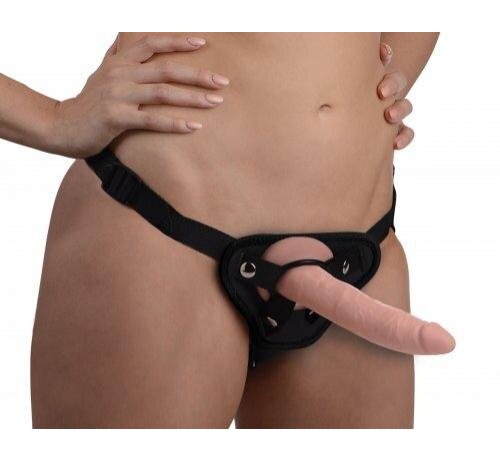 Strap U Realistische Dildo Met Harnas - 19.5 cm.