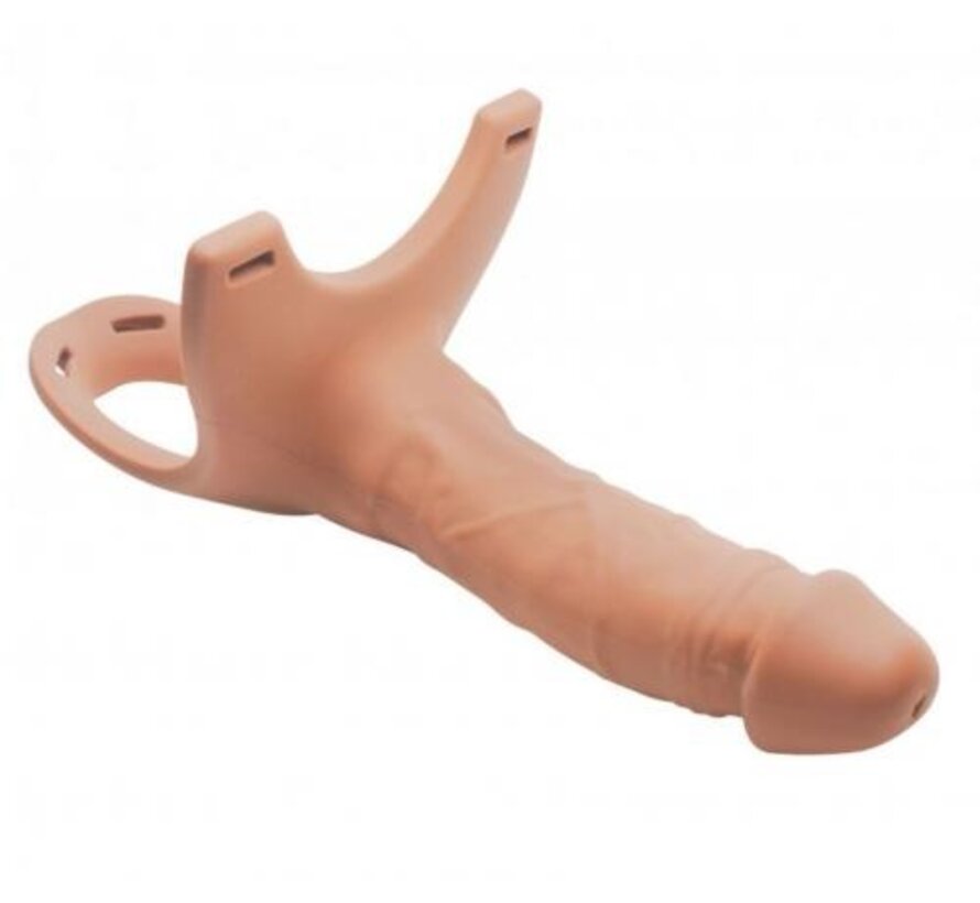 Holle Strap-On Siliconen Dildo Met Harnas