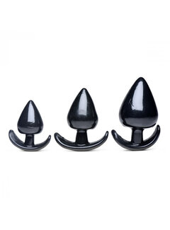 Master Series Triple Spades Driedelige Buttplug Set