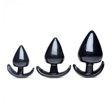 Master Series Triple Spades Driedelige Buttplug Set