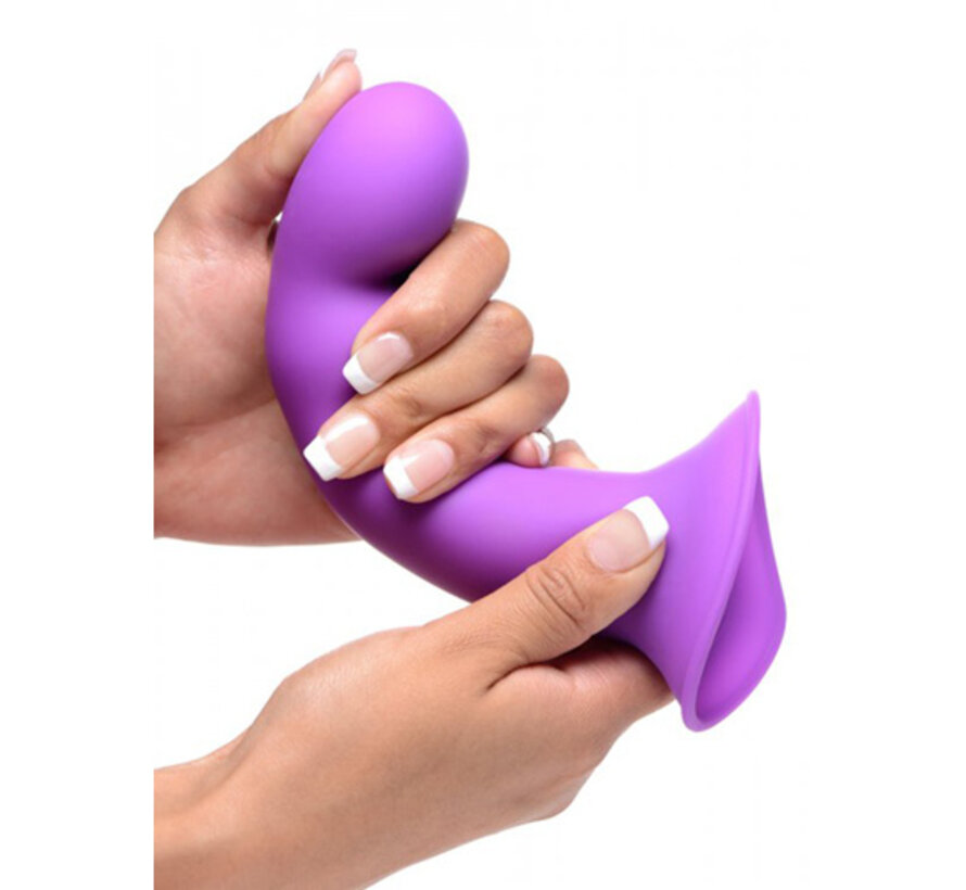 Squeeze-It Wavy Dildo - Paars