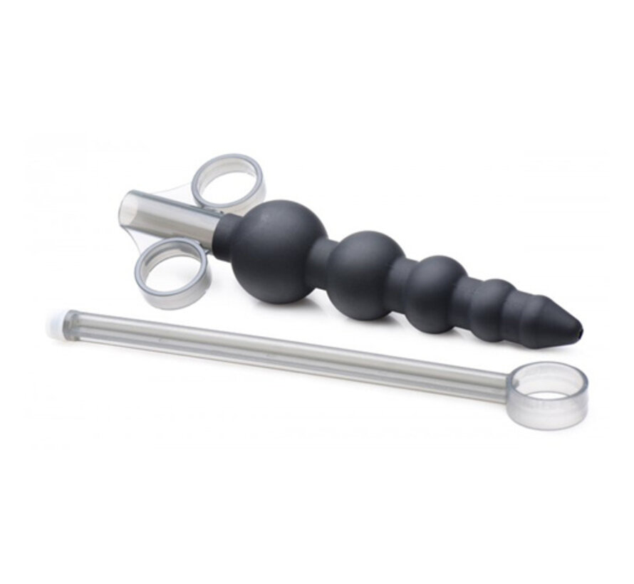 Glijmiddel Launcher met Oplopende Anal Beads