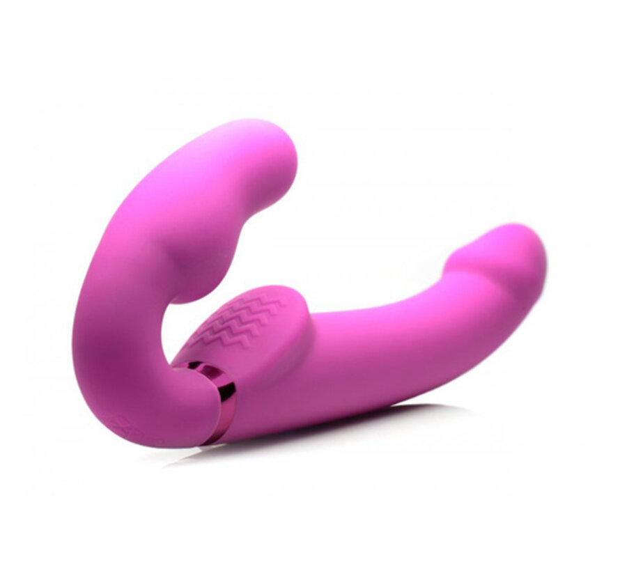 Opblaasbare Strapless Strap-on met Afstandsbediening