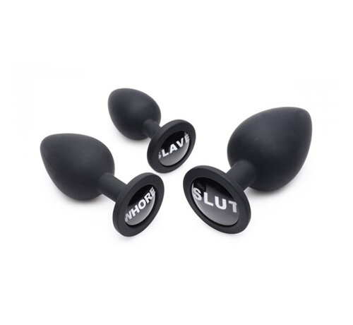 Master Series Dirty Words Buttplug Set