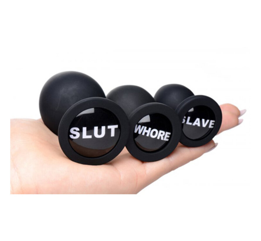Dirty Words Buttplug Set