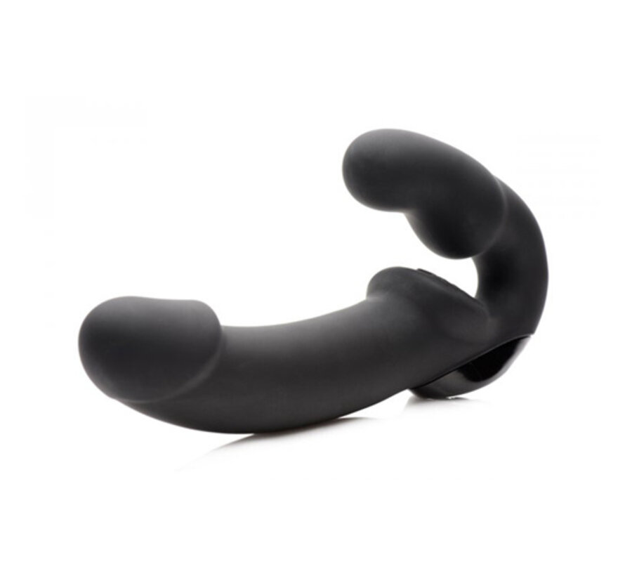 Urge Strapless Strap-On Vibrator - Zwart