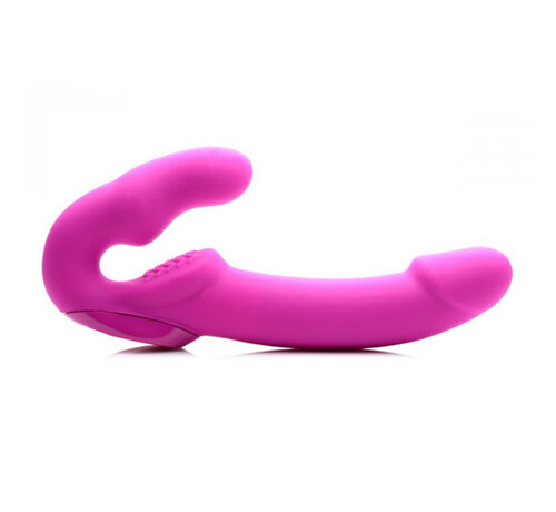 Strap U Evoke Vibrerende Strapless Strap-On - Roze