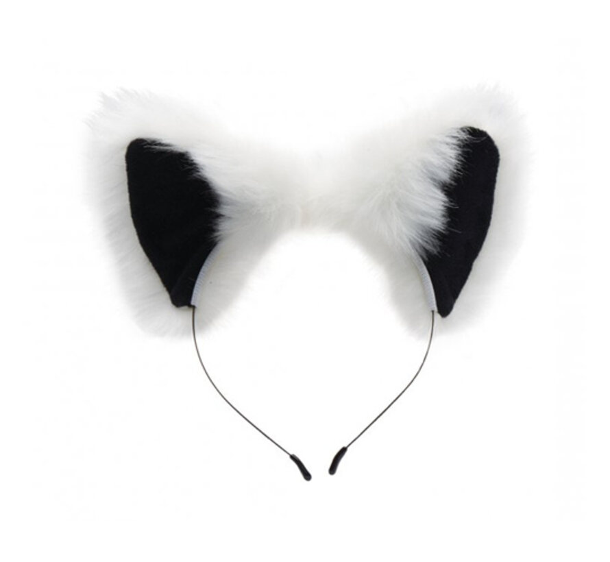 White Fox Buttplug & Haarband Set