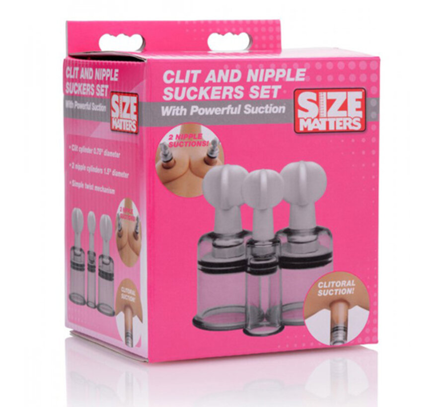 Clitoris- En Tepelzuigers Set