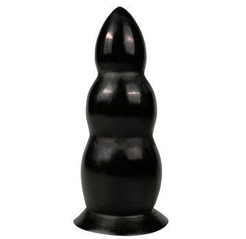 All Black Dildo 23 cm - Zwart
