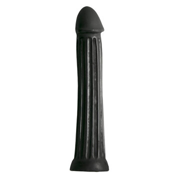 All Black XXL Dildo 31.5 cm - Zwart