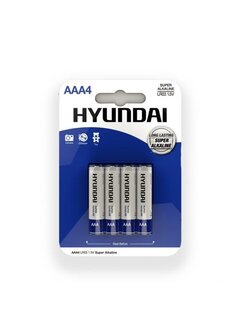 Hyundai Panasonic Batterijen AAA - 4 Stuks