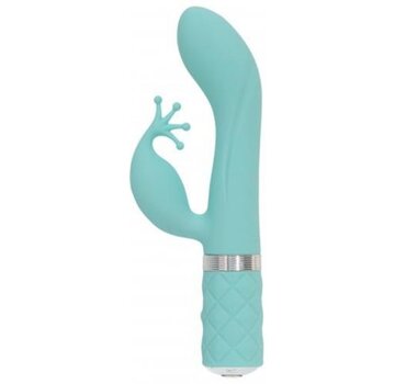 Pillow Talk Pillow Talk - Kinky Rabbit & G-Spot Vibrator - Teal