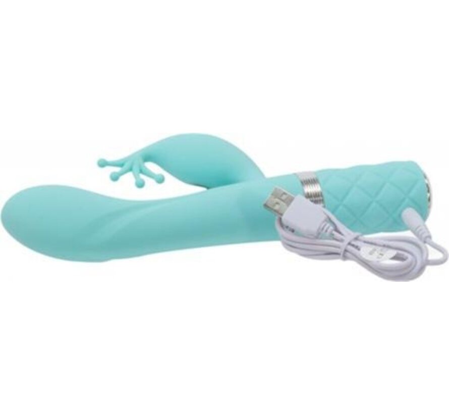 Pillow Talk - Kinky Rabbit & G-Spot Vibrator - Teal