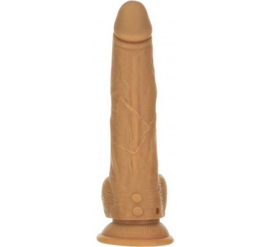 Naked Addiction - Realistische Stotende Dildo met Afstandsbediening - 23 cm