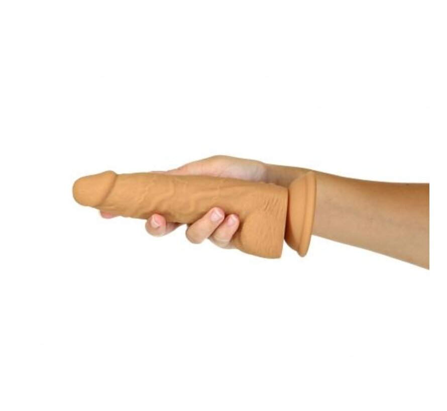 Naked Addiction Roterende & Vibrerende Dildo - 20 cm