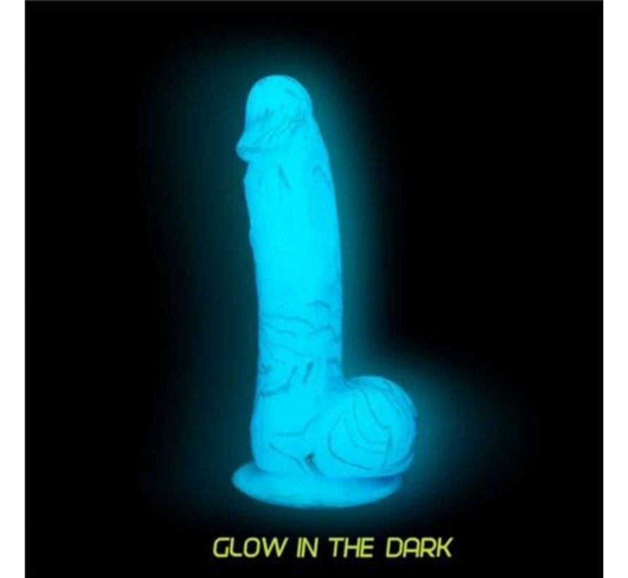 Addiction - Luke Glow In The Dark Dildo - 18 cm