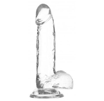 Addiction Crystal Addiction - Transparante Dildo - 19 cm