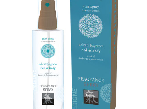 Shiatsu Feromonen Bed & Body Spray Voor Mannen - Amber & Japanse Mint