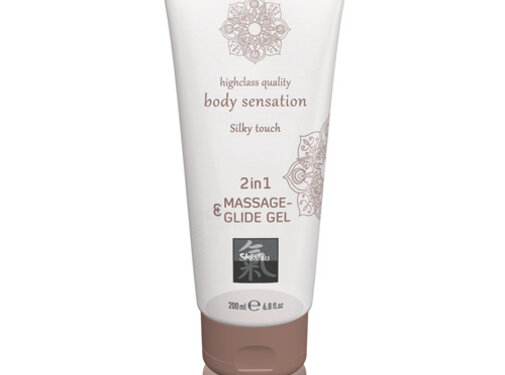 Shiatsu Massage- & Glide Gel 2 in 1 - Silky touch