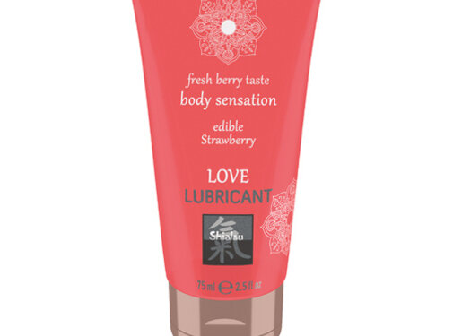 Shiatsu Love Eetbaar Glijmiddel - Aardbei