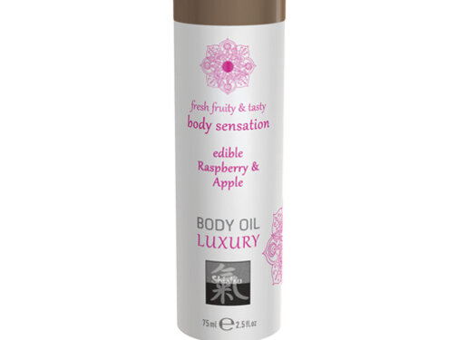 Shiatsu Luxe Eetbare Body Oil - Framboos & Appel