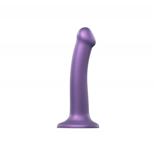 Strap-On-Me Strap On Me - Siliconen Dildo - Paars - M
