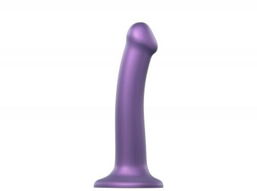 Strap-On-Me Strap On Me - Siliconen Dildo - Paars - M