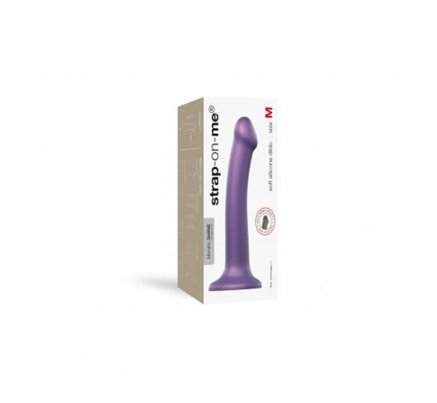 Strap On Me - Siliconen Dildo - Paars - M