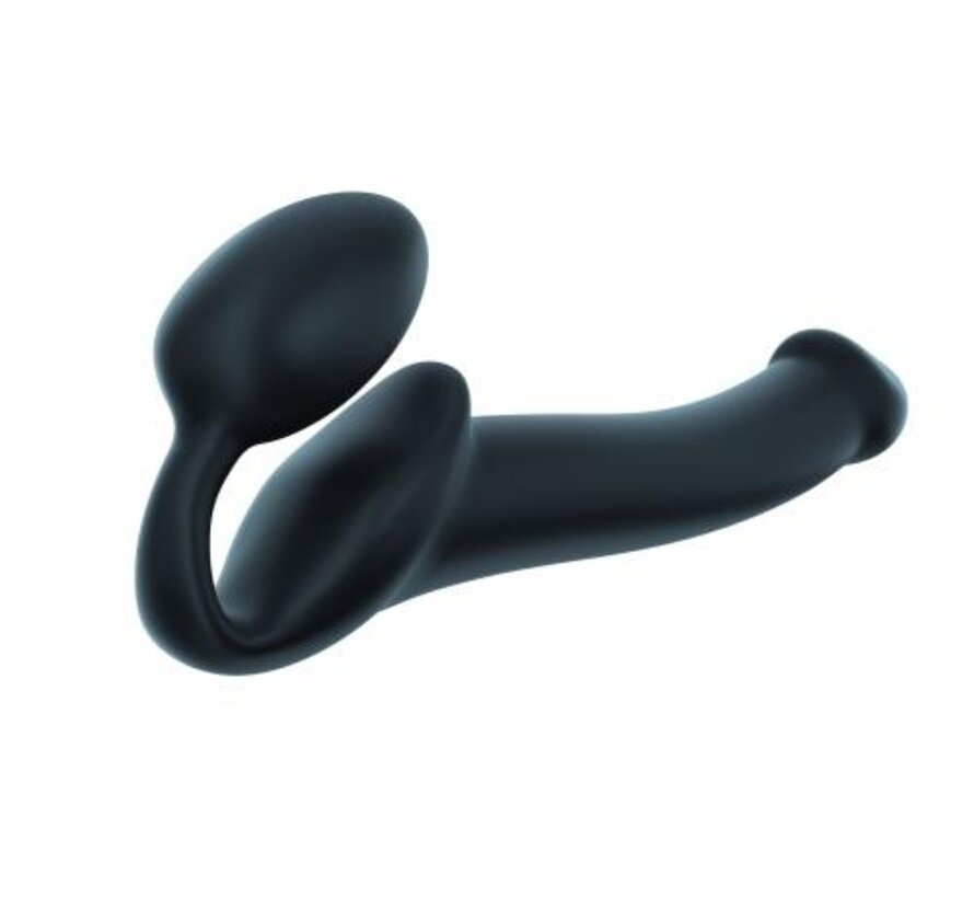 Strap On Me - Strapless Voorbind Dildo - Maat M - Zwart