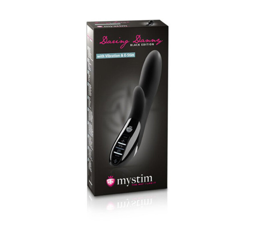 Mystim - Daring Danny E-Stim Vibrator - Black Edition