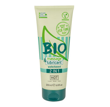 HOT Bio HOT BIO 2 in 1 Waterbasis Glijmiddel En Massagegel