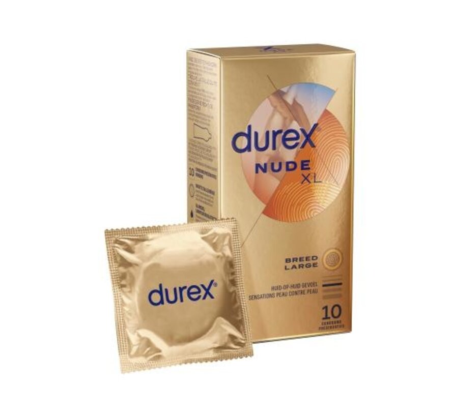 Durex Condooms Nude XL - 10 stuks