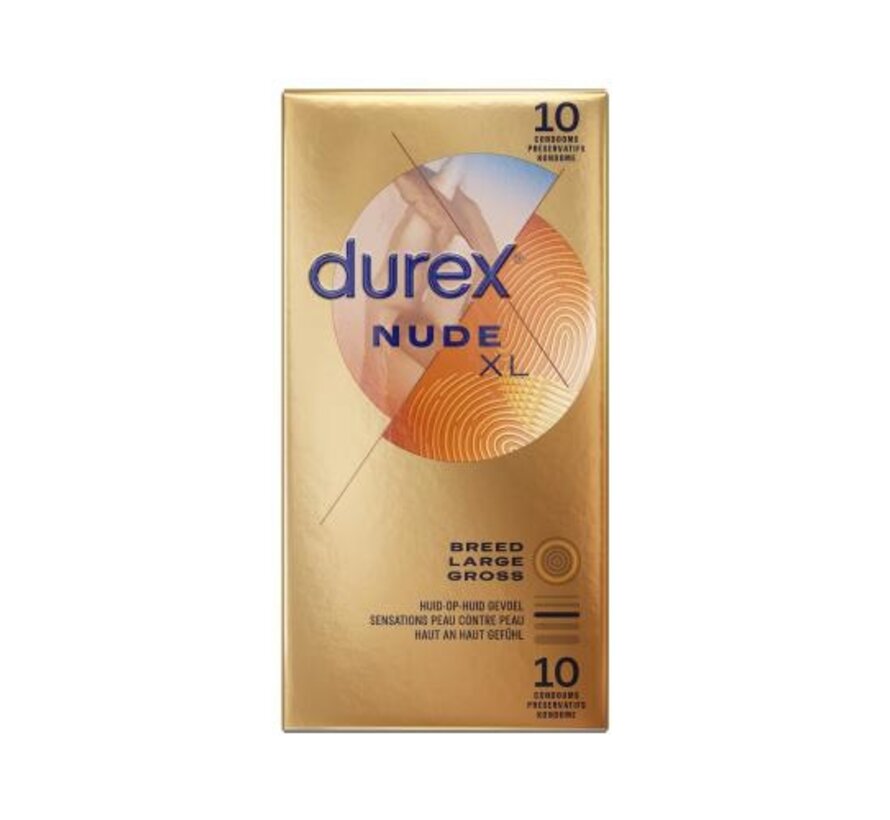 Durex Condooms Nude XL - 10 stuks