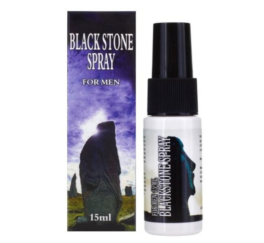 Orgasme Vertragende Spray - Black Stone