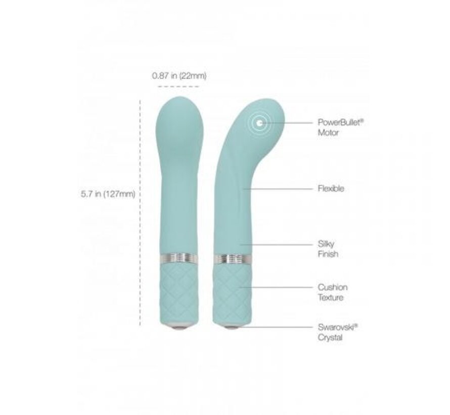 Pillow Talk - Racy Mini G-Spot Vibrator - Teal