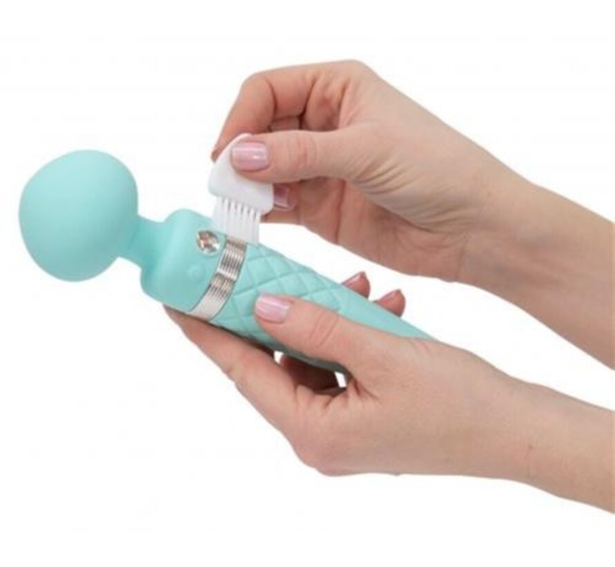 Pillow Talk - Sultry Dubbele Vibrator - Teal