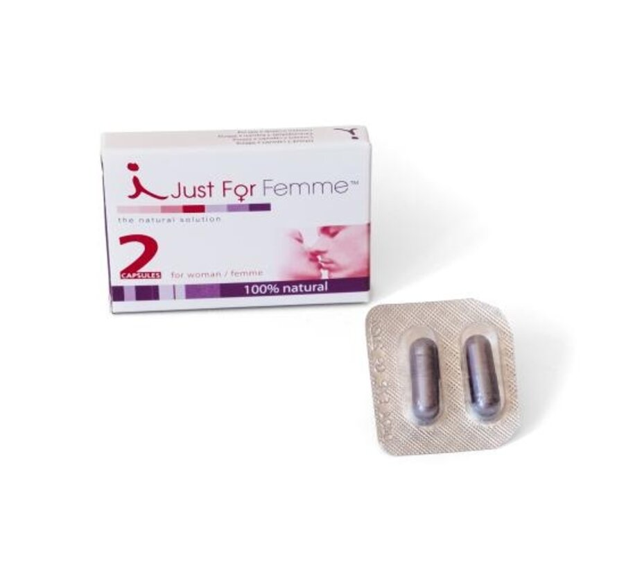 JustForFemme - Voor Vrouwen - 2 capsules