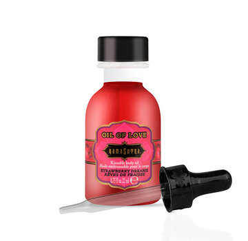 KamaSutra Strawberry Dreams - Likbare Olie - 22 ml