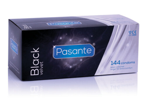 Pasante Pasante Black Velvet condooms 144 stuks